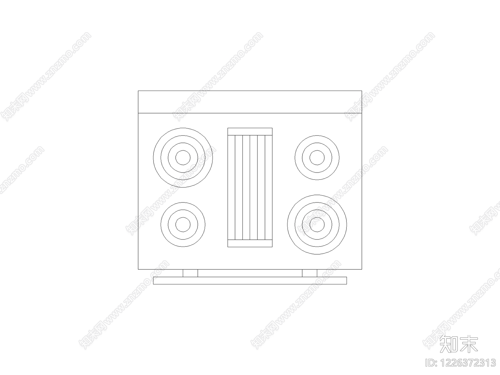 厨房设施CAD图纸