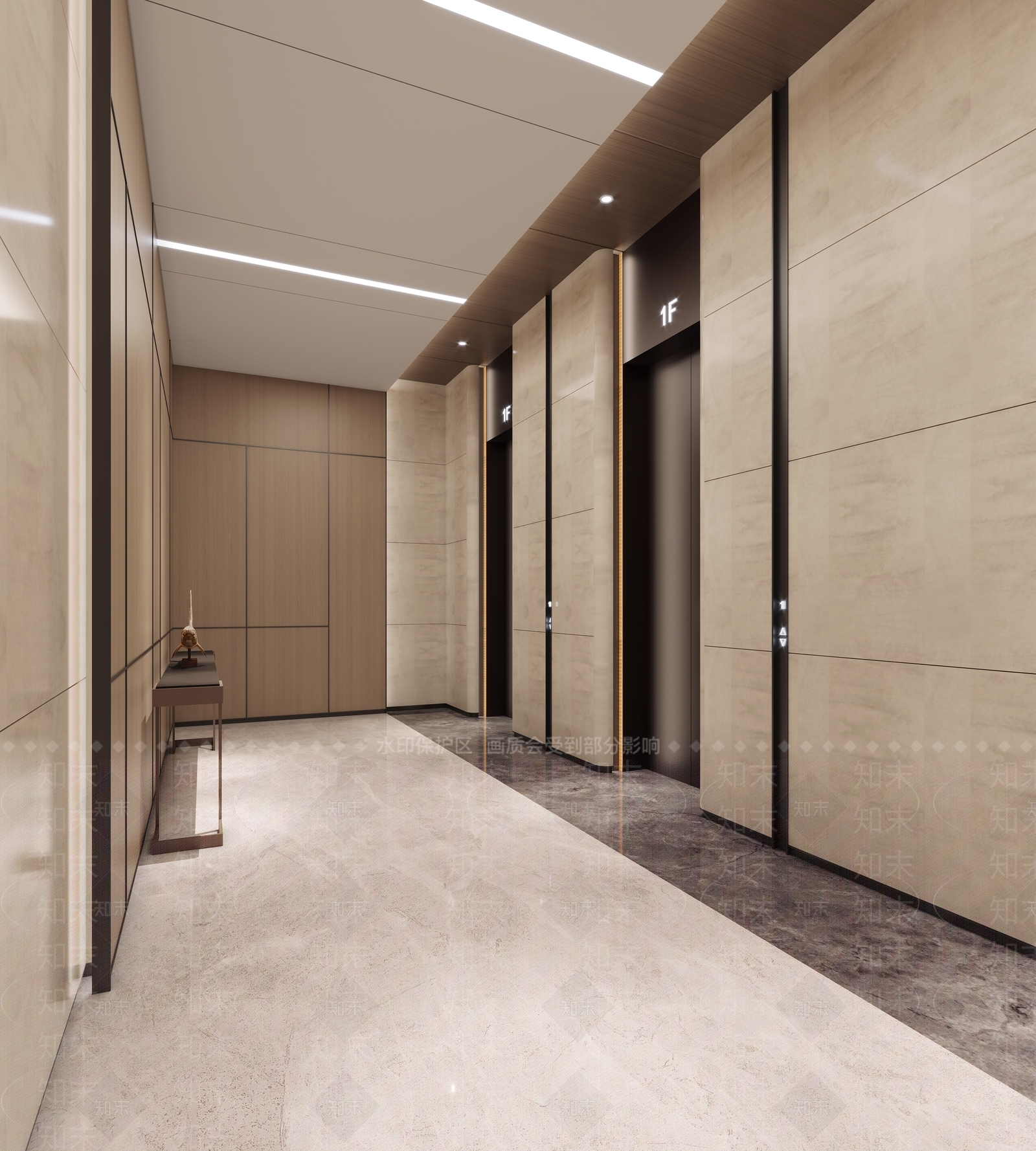 现代公司电梯间3D模型下载【ID:486125074】