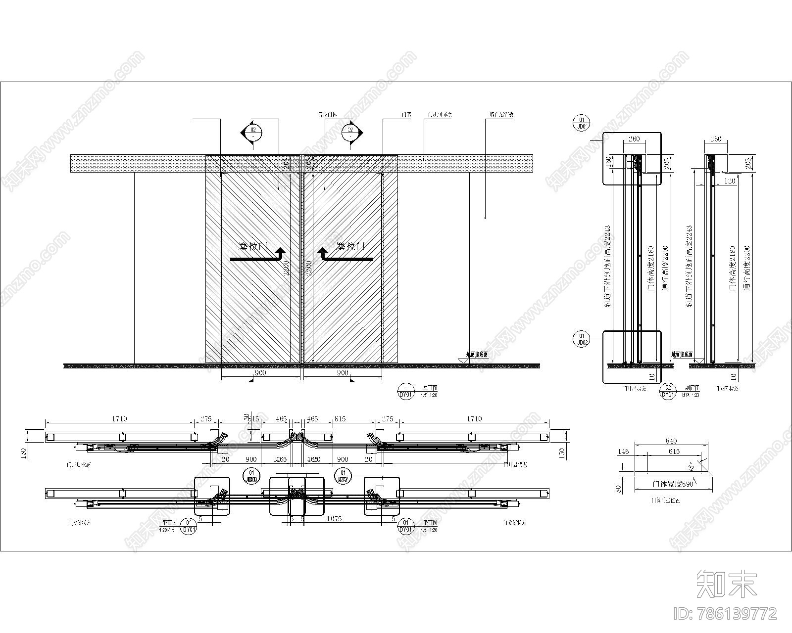 塞拉门施工图下载【ID:786139772】