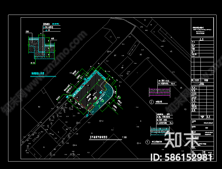 小区监测机房cad施工图下载【ID:586152981】