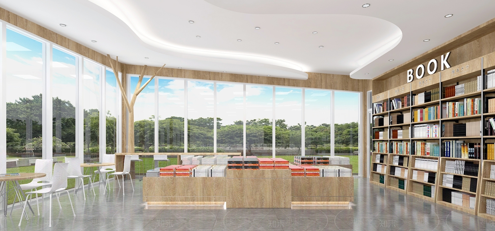 现代书店3D模型下载【ID:786179956】