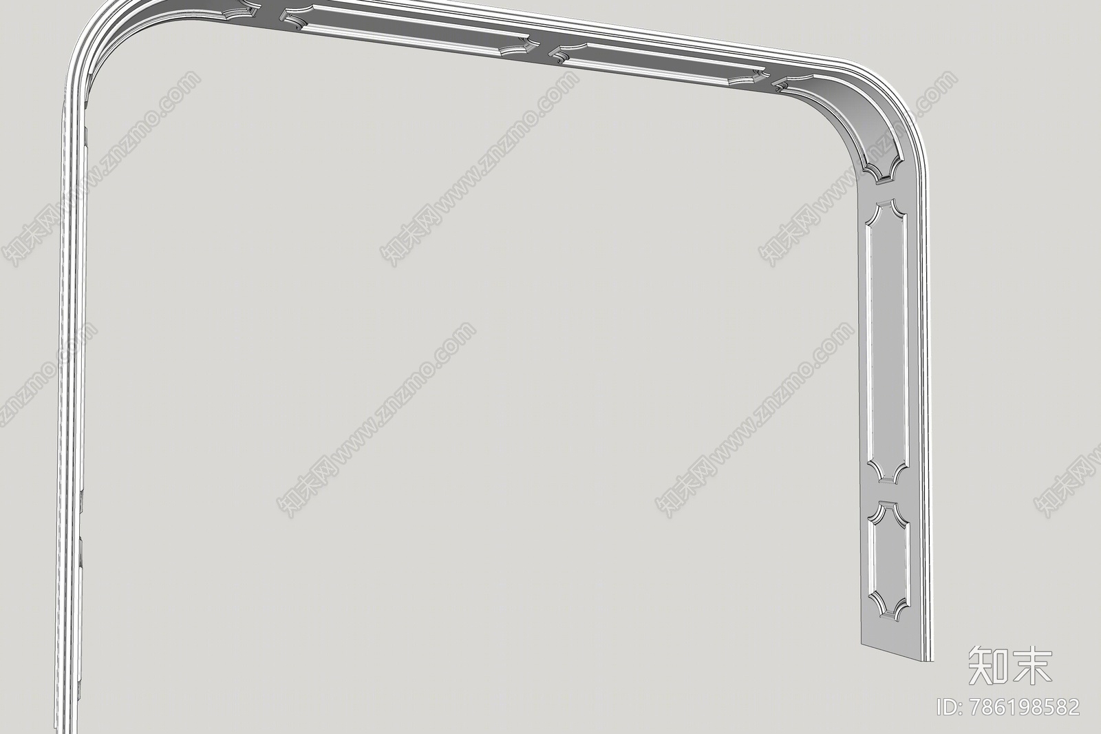 欧式门洞垭口SU模型下载【ID:786198582】