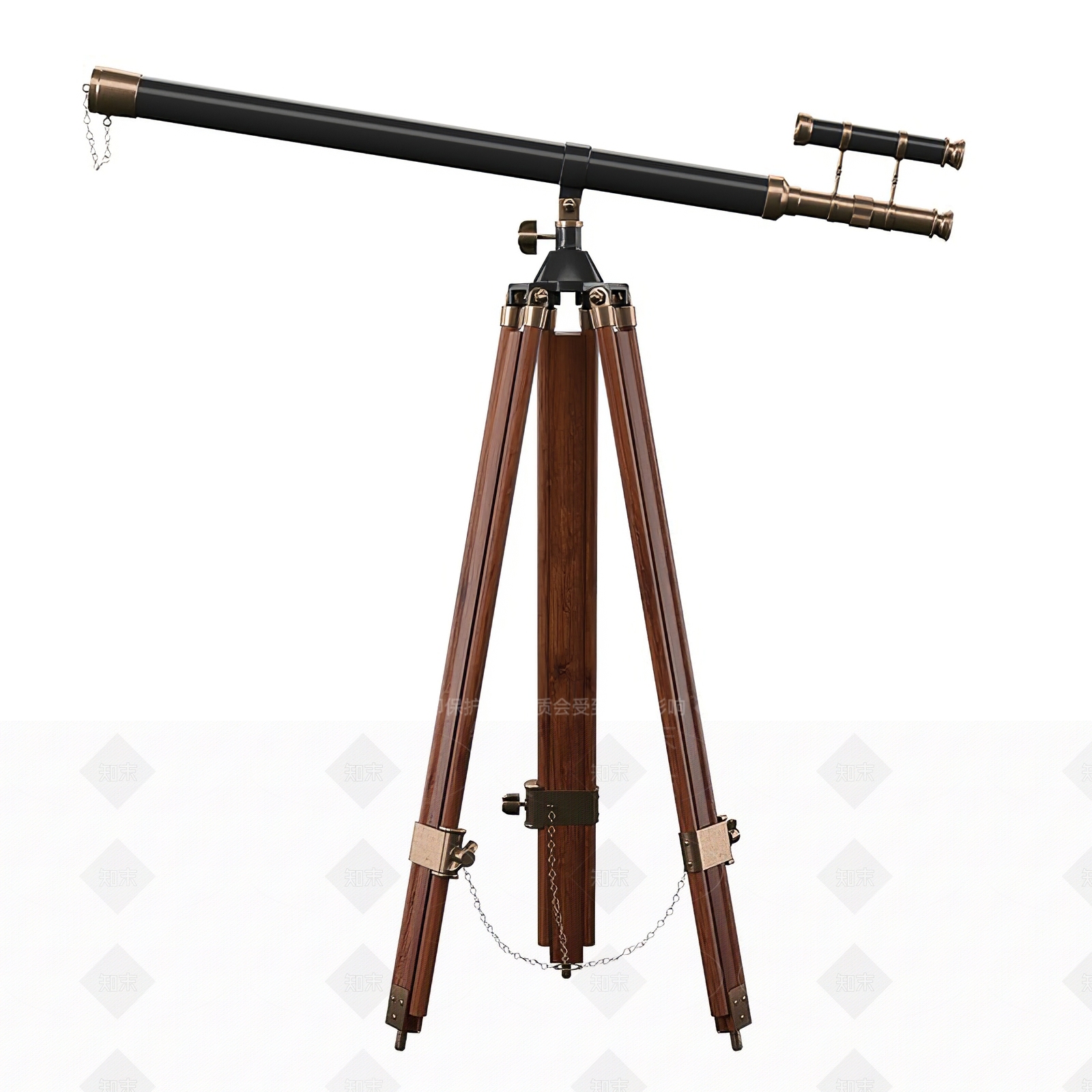 现代天文望远镜3D模型下载【ID:686215084】