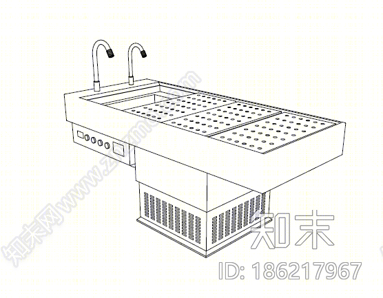 现代解剖台SU模型下载【ID:186217967】