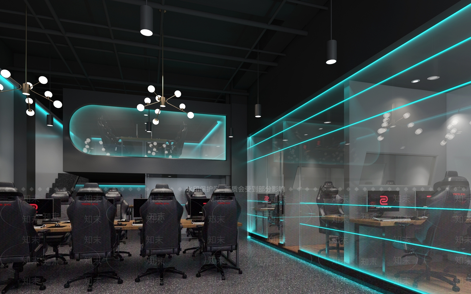 现代网咖3D模型下载【ID:986246228】