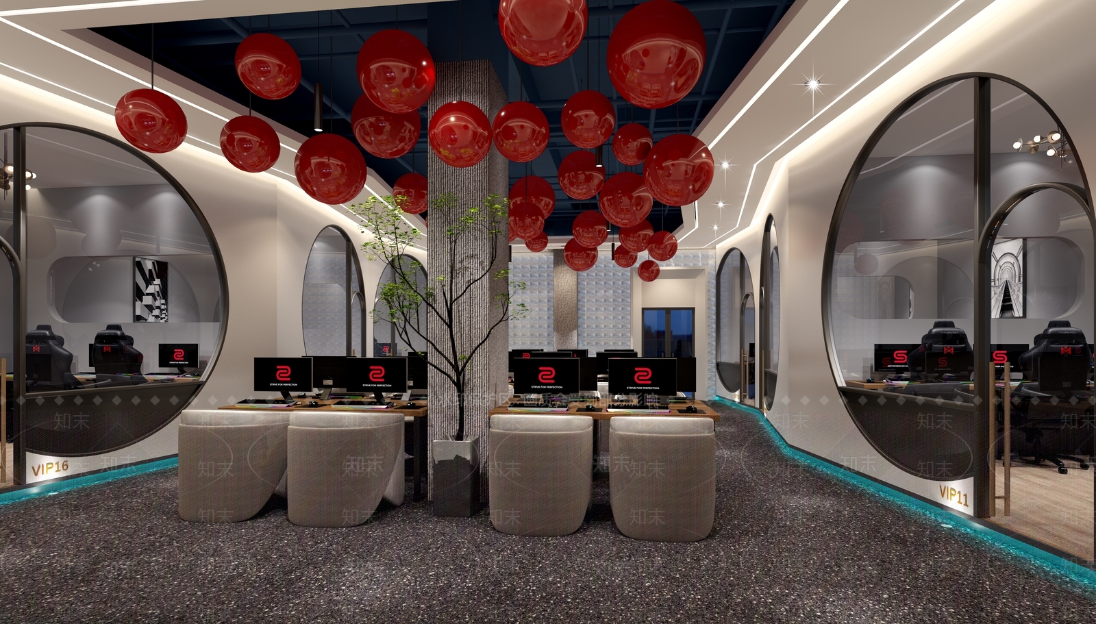 现代网咖3D模型下载【ID:986246258】