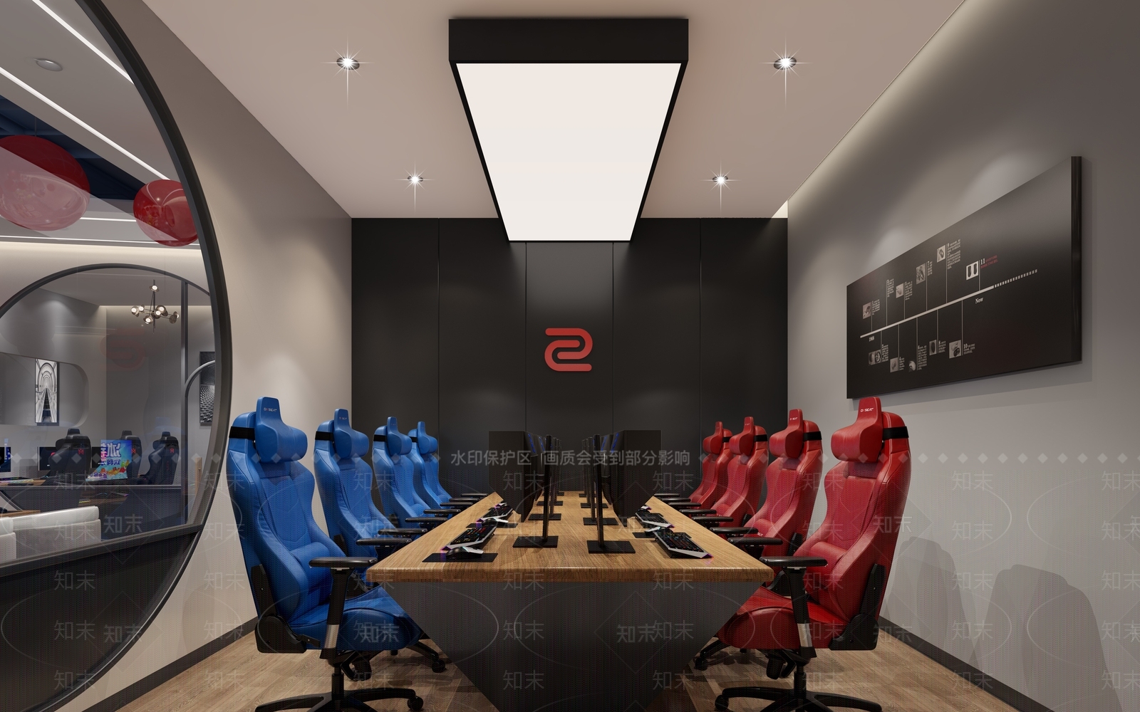 现代网咖3D模型下载【ID:986246258】