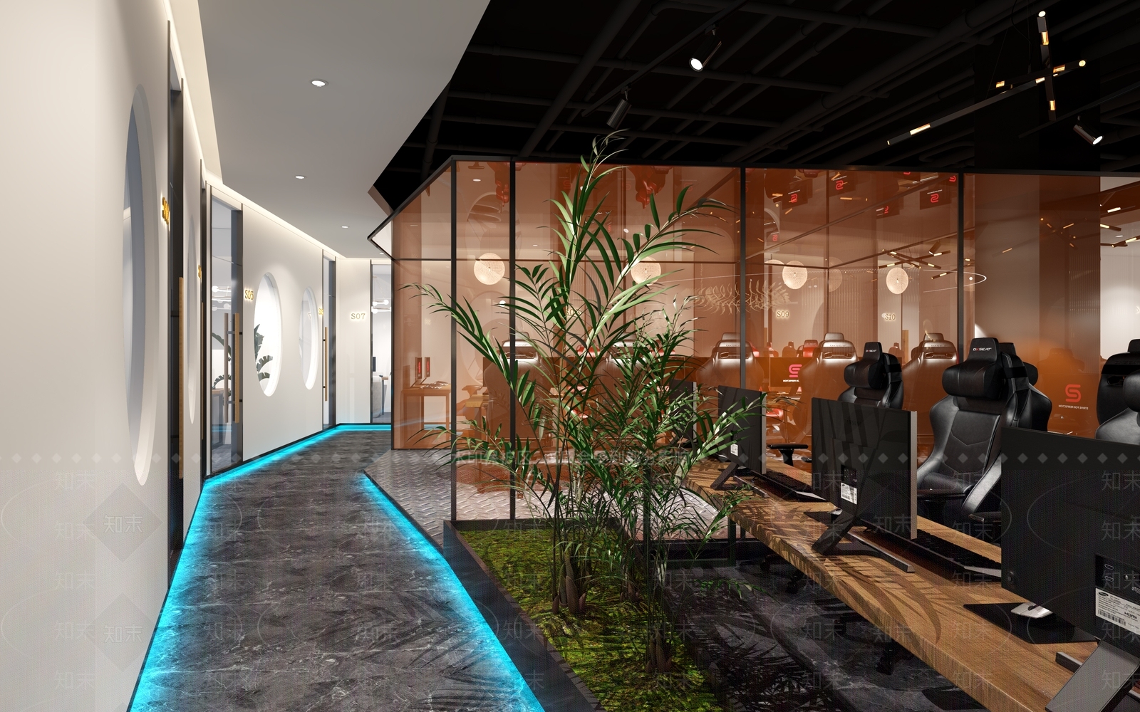 现代网咖3D模型下载【ID:986246288】