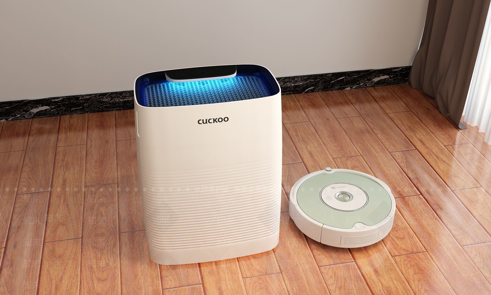 现代空气净化器3D模型下载【ID:1105517778】