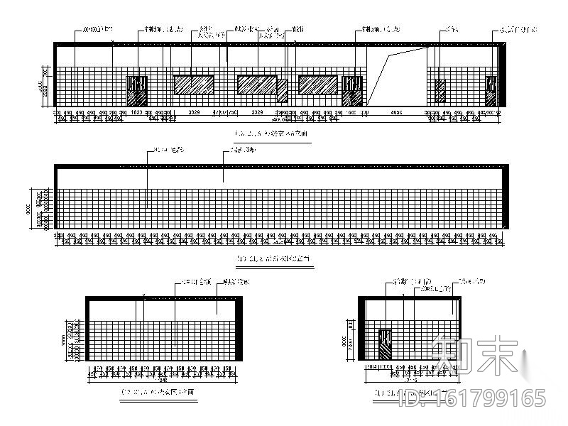 某国际大酒店洗衣区室内装修图cad施工图下载【ID:161799165】