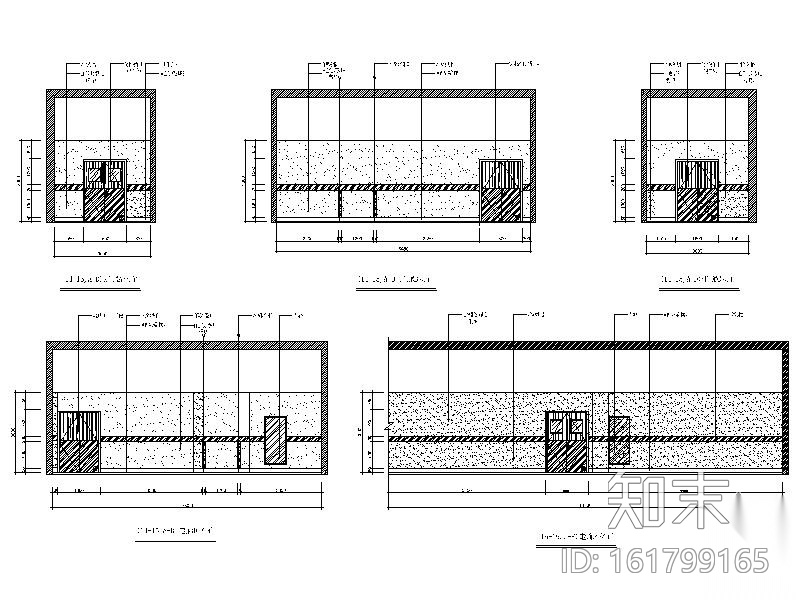 某国际大酒店洗衣区室内装修图cad施工图下载【ID:161799165】