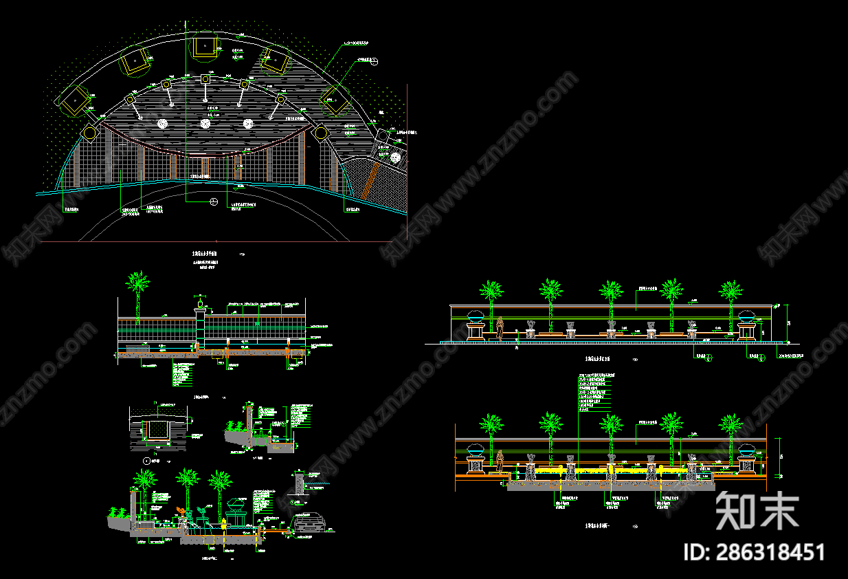 小区喷泉广场方案施工图下载【ID:286318451】