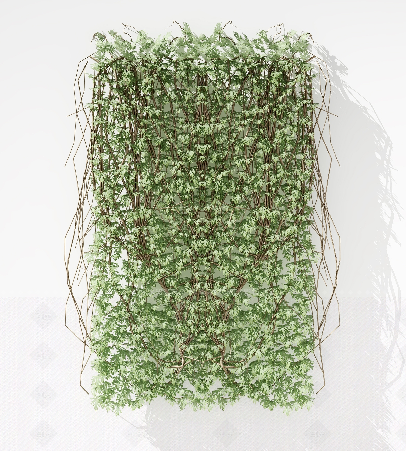 植物墙3D模型下载【ID:486355271】