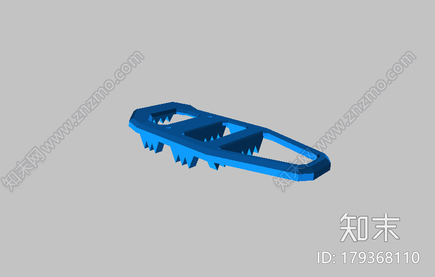 雪地鞋——可绑在普通鞋外面3d打印模型下载【ID:179368110】