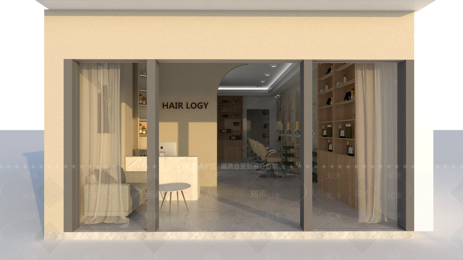 现代理发店SU模型下载【ID:386428296】