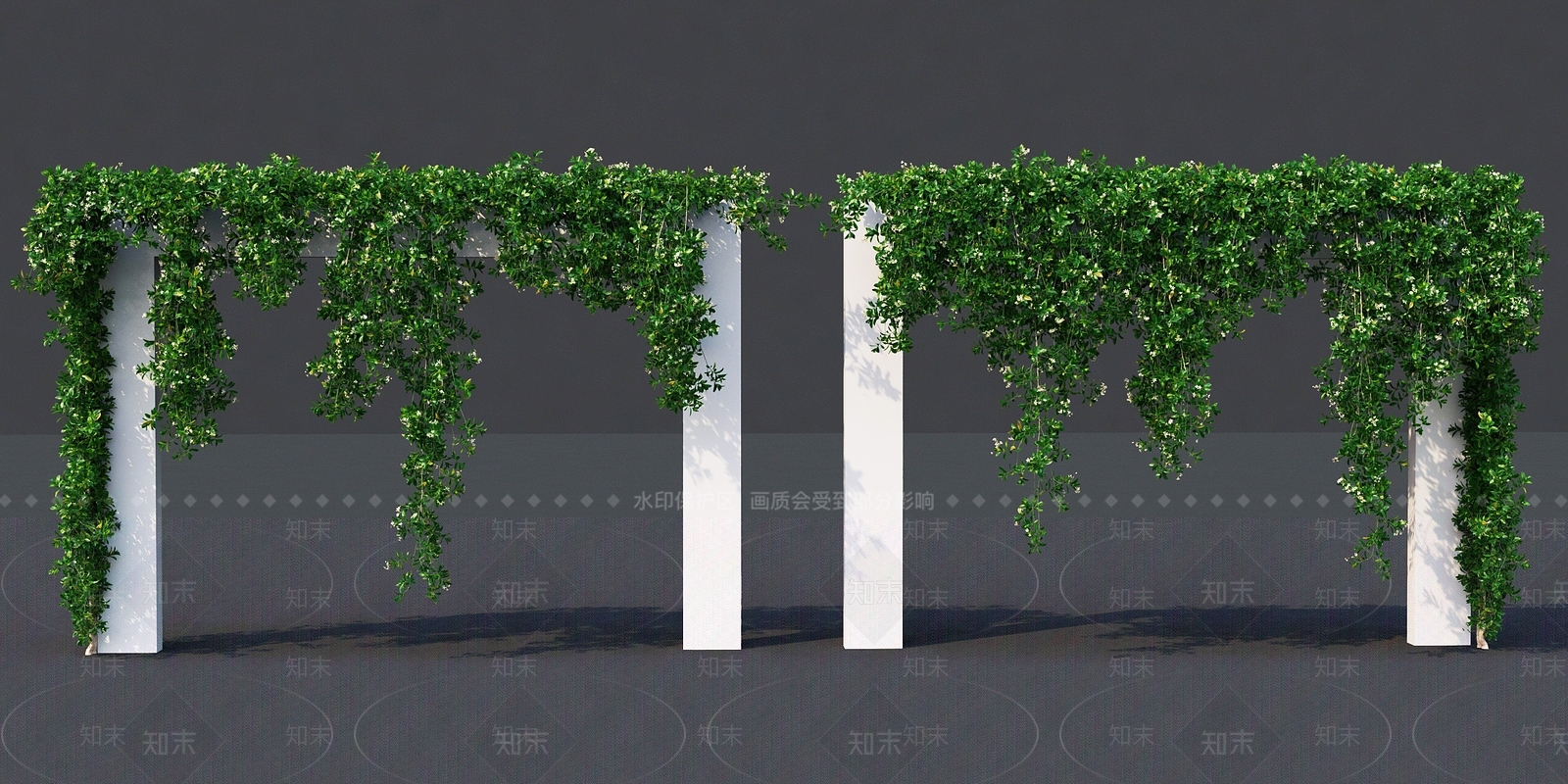 现代花架3D模型下载【ID:386461553】