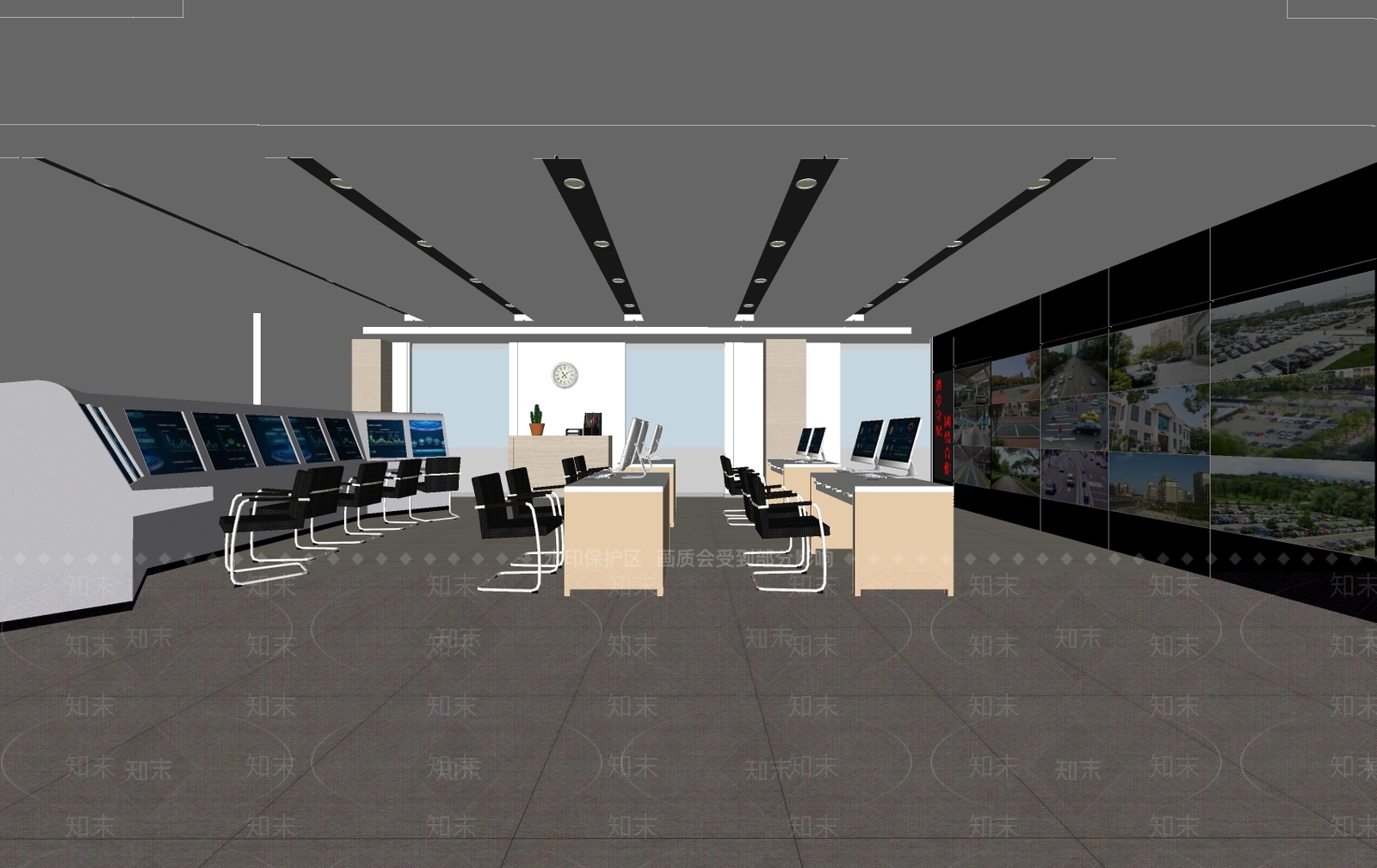 现代办公室SU模型下载【ID:886458568】