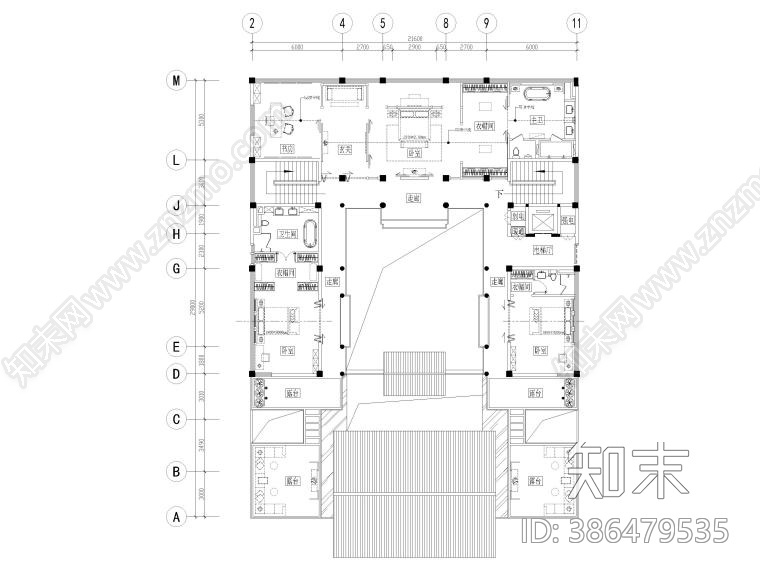 成都中德麓府别墅cad施工图下载【ID:386479535】