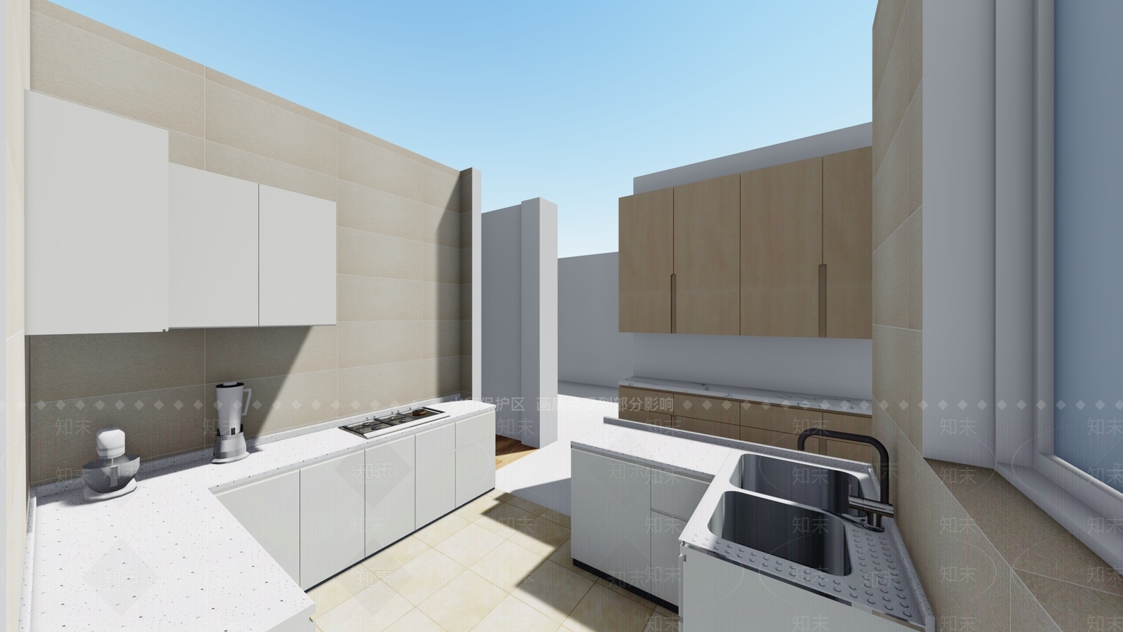 北欧卧室SU模型下载【ID:286484817】