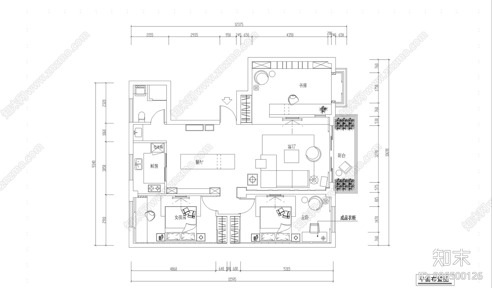 别墅cad施工图下载【ID:986500126】