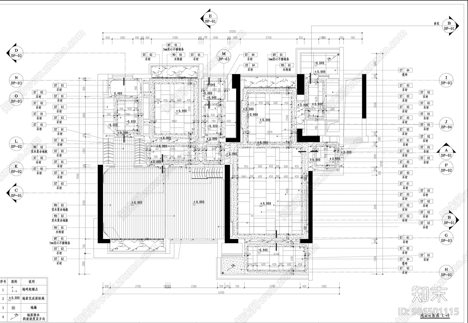 新古典别墅cad施工图下载【ID:986501115】