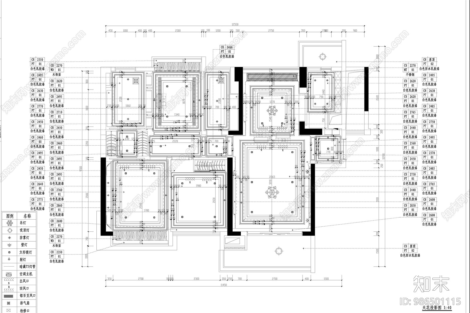 新古典别墅cad施工图下载【ID:986501115】