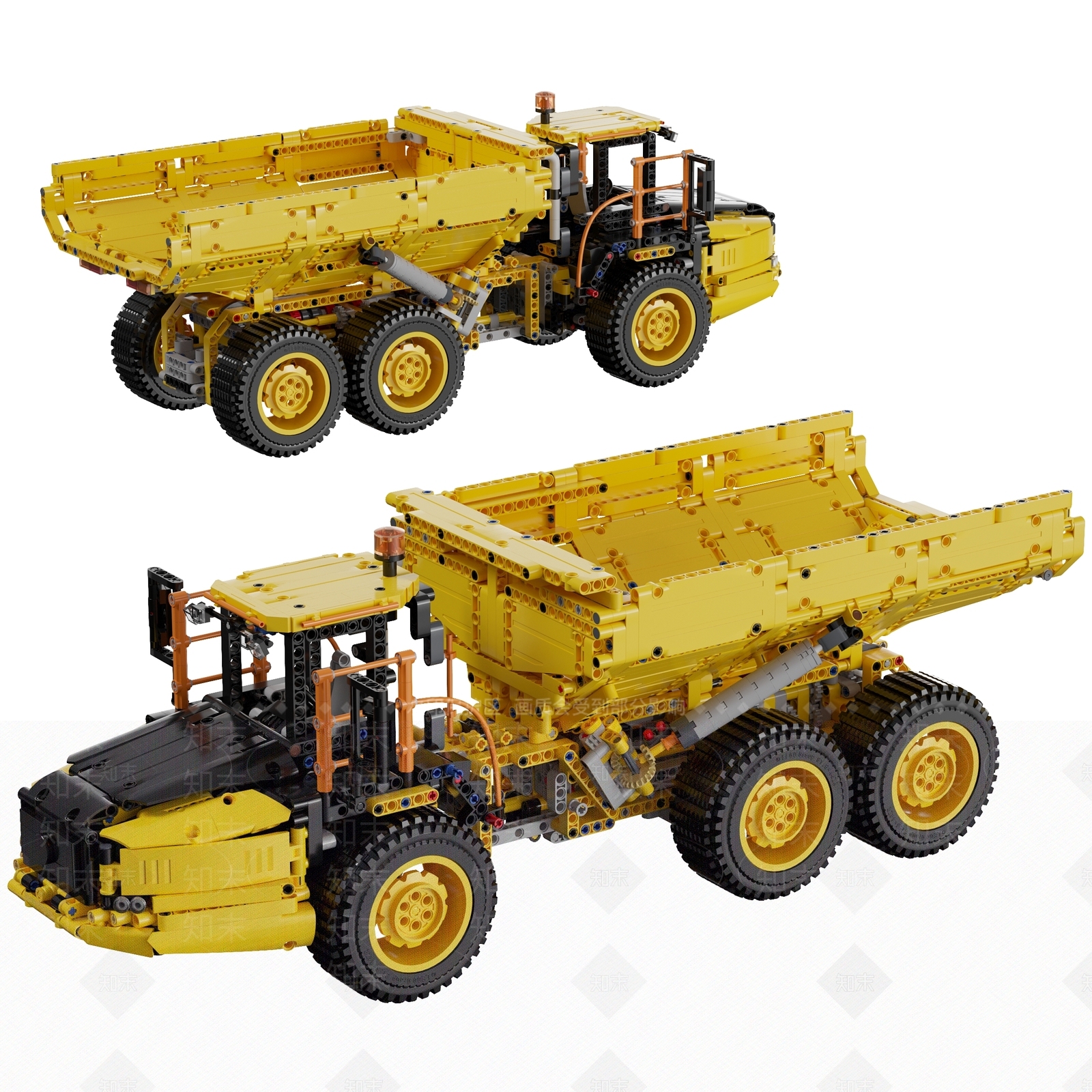 现代乐高接式拖车3D模型下载【ID:986506865】