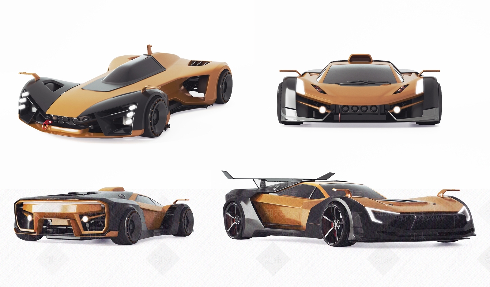 现代概念跑车3D模型下载【ID:986518712】