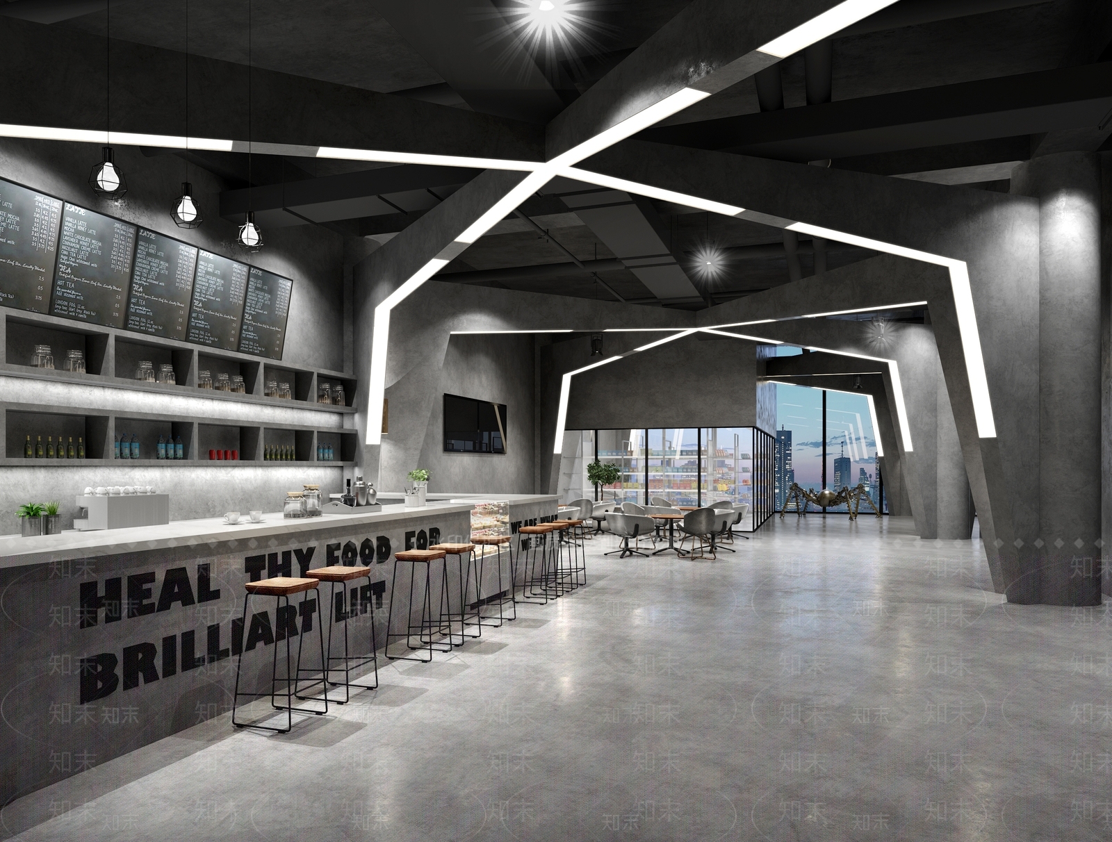 现代健身中心前台3D模型下载【ID:686519452】