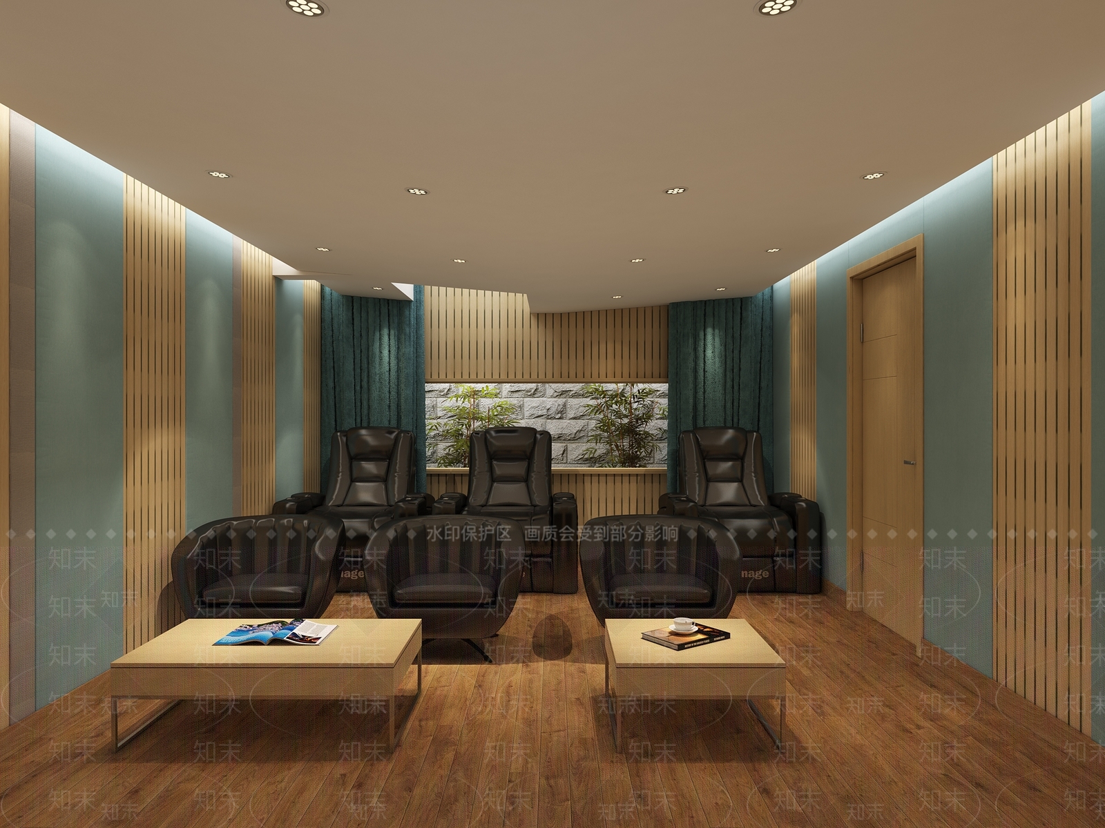现代视听室3D模型下载【ID:886541949】
