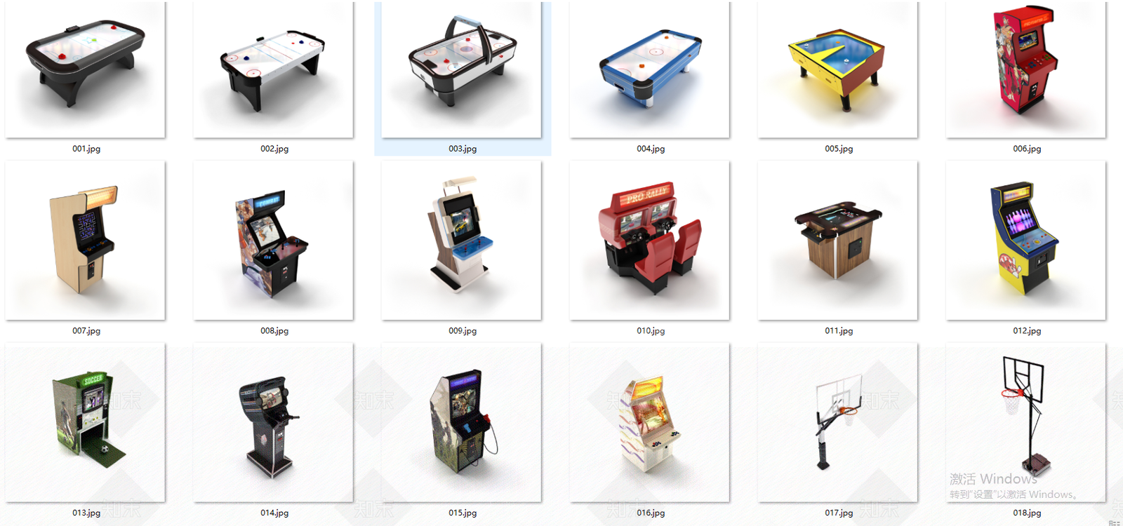 现代休闲乒乓球桌3D模型下载【ID:986804818】