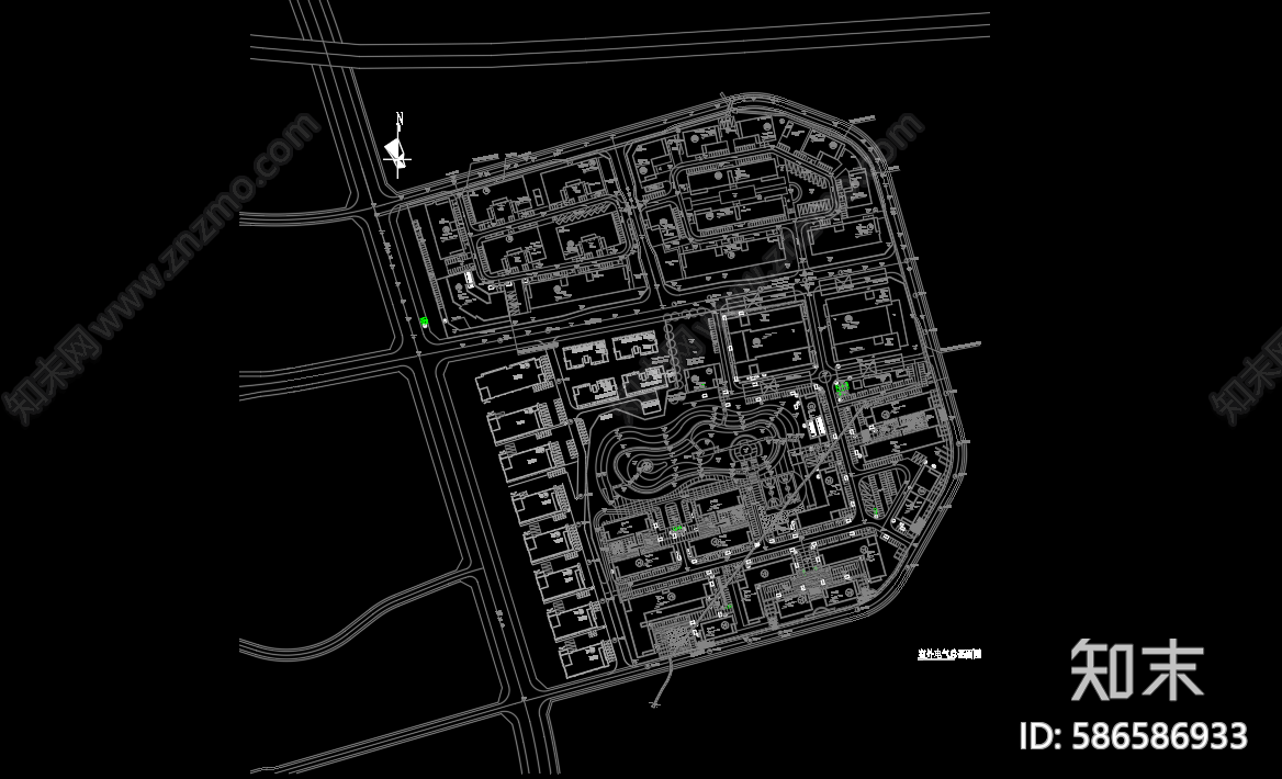 12层服饰产业园厂房电气图施工图下载【ID:586586933】