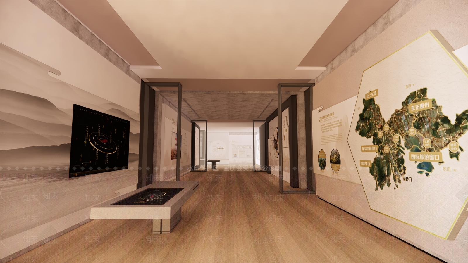 现代展厅SU模型下载【ID:286651930】