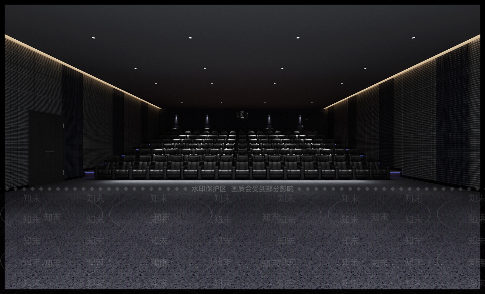 现代电影院3D模型下载【ID:686656047】