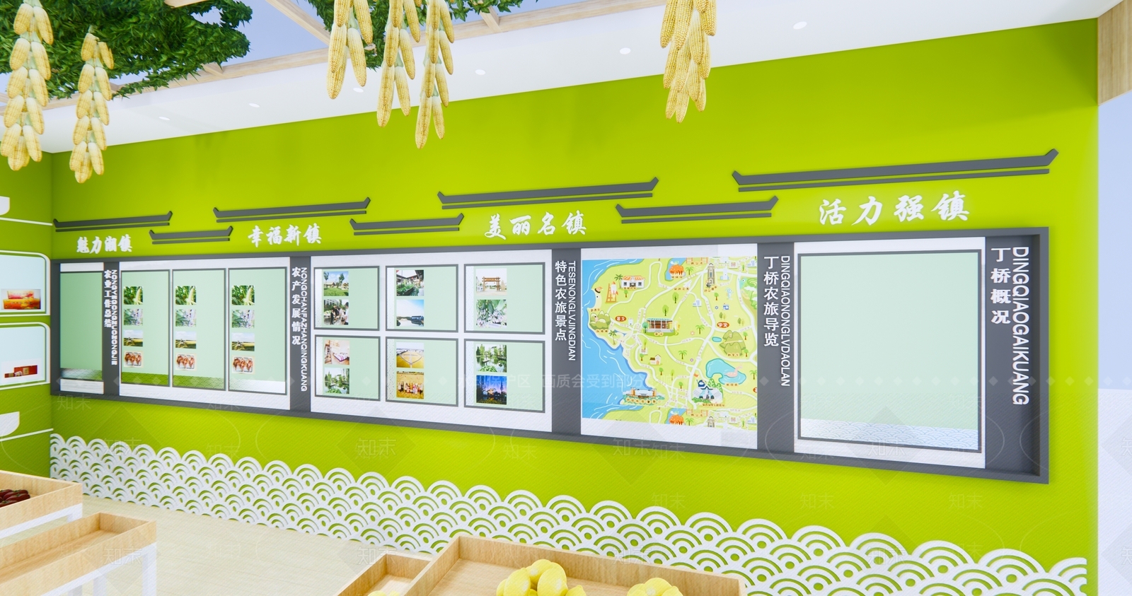 现代展厅SU模型下载【ID:286675902】