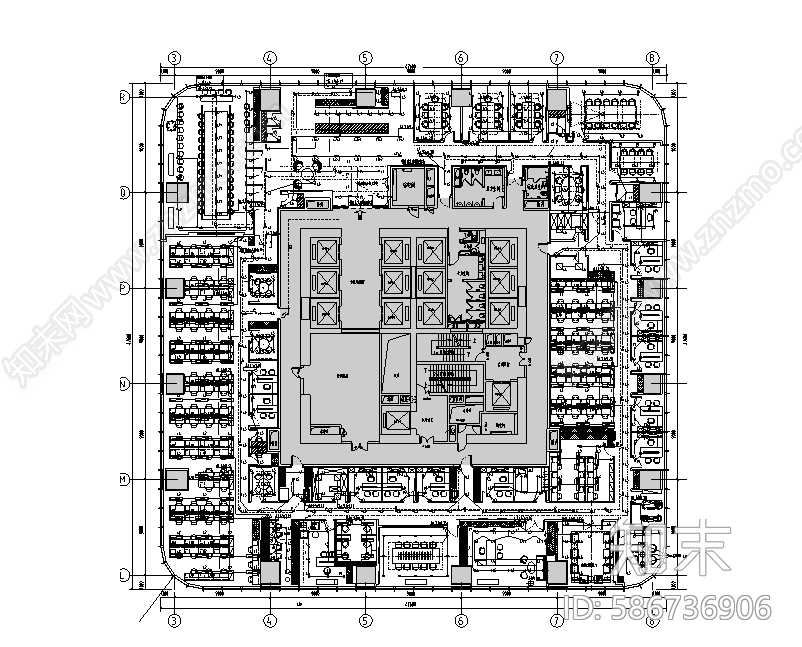 行政办公楼电气图纸施工图下载【ID:586736906】