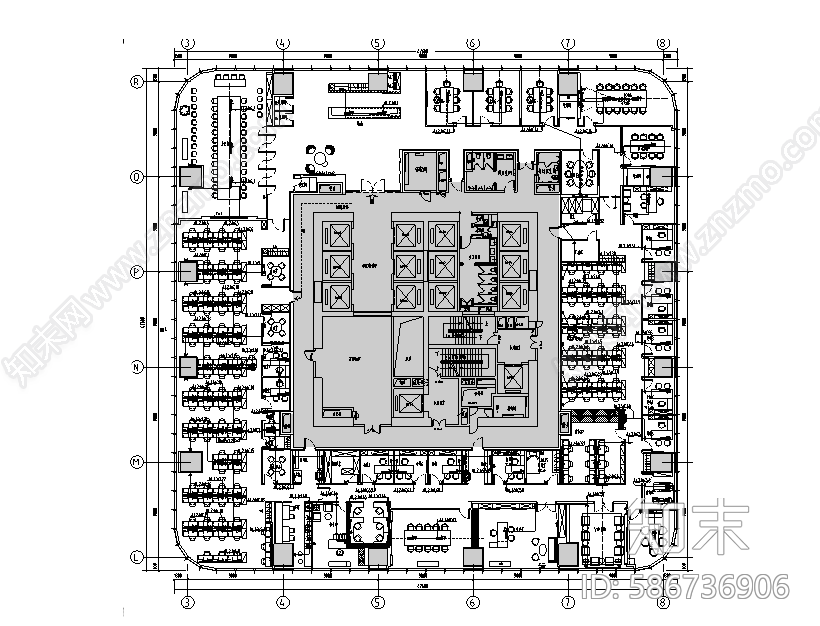 行政办公楼电气图纸施工图下载【ID:586736906】