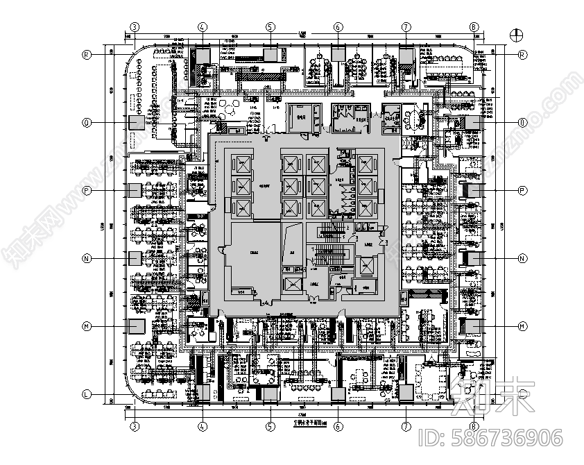 行政办公楼电气图纸施工图下载【ID:586736906】