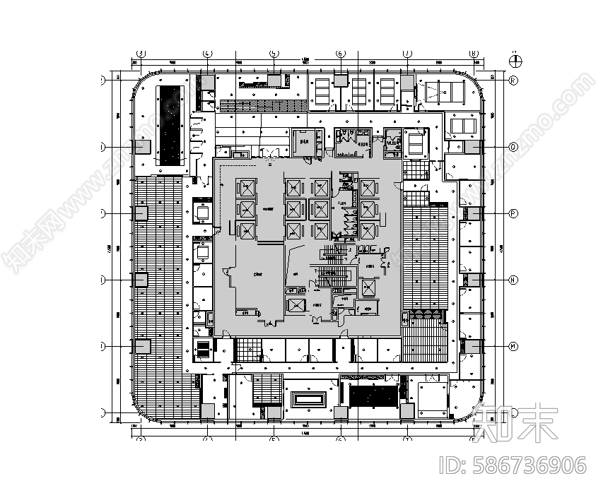 行政办公楼电气图纸施工图下载【ID:586736906】