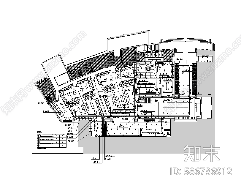 会所电气暖cad施工图下载【ID:586736912】