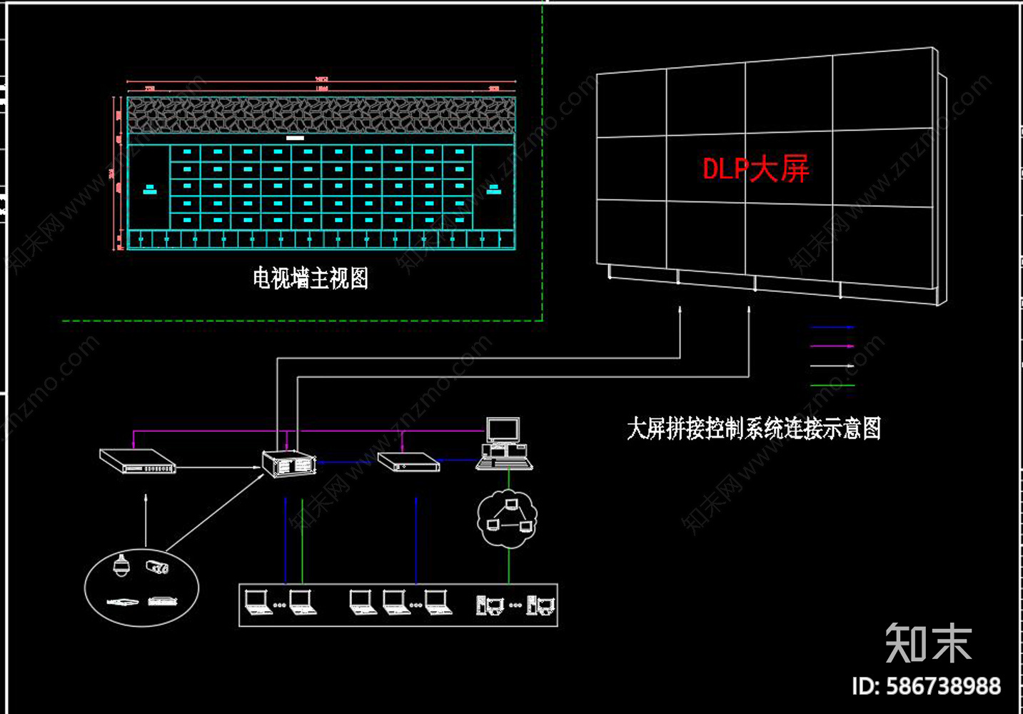 机房工程系统图cad施工图下载【ID:586738988】