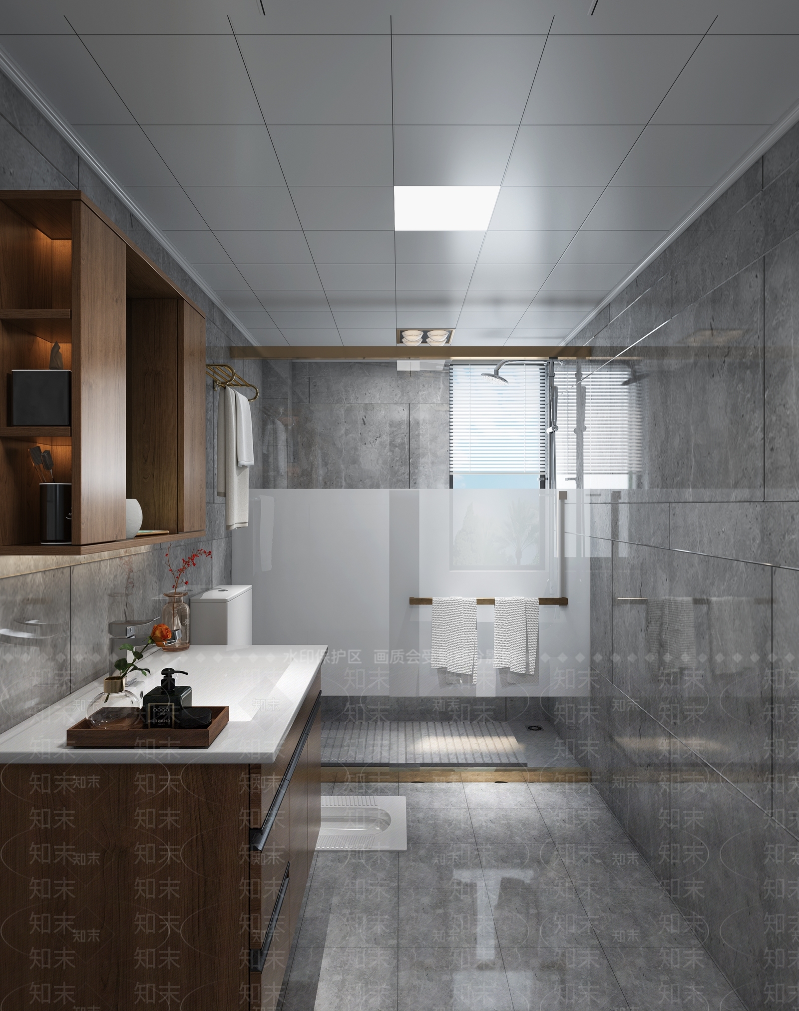 现代家居卫生间3d模型下载