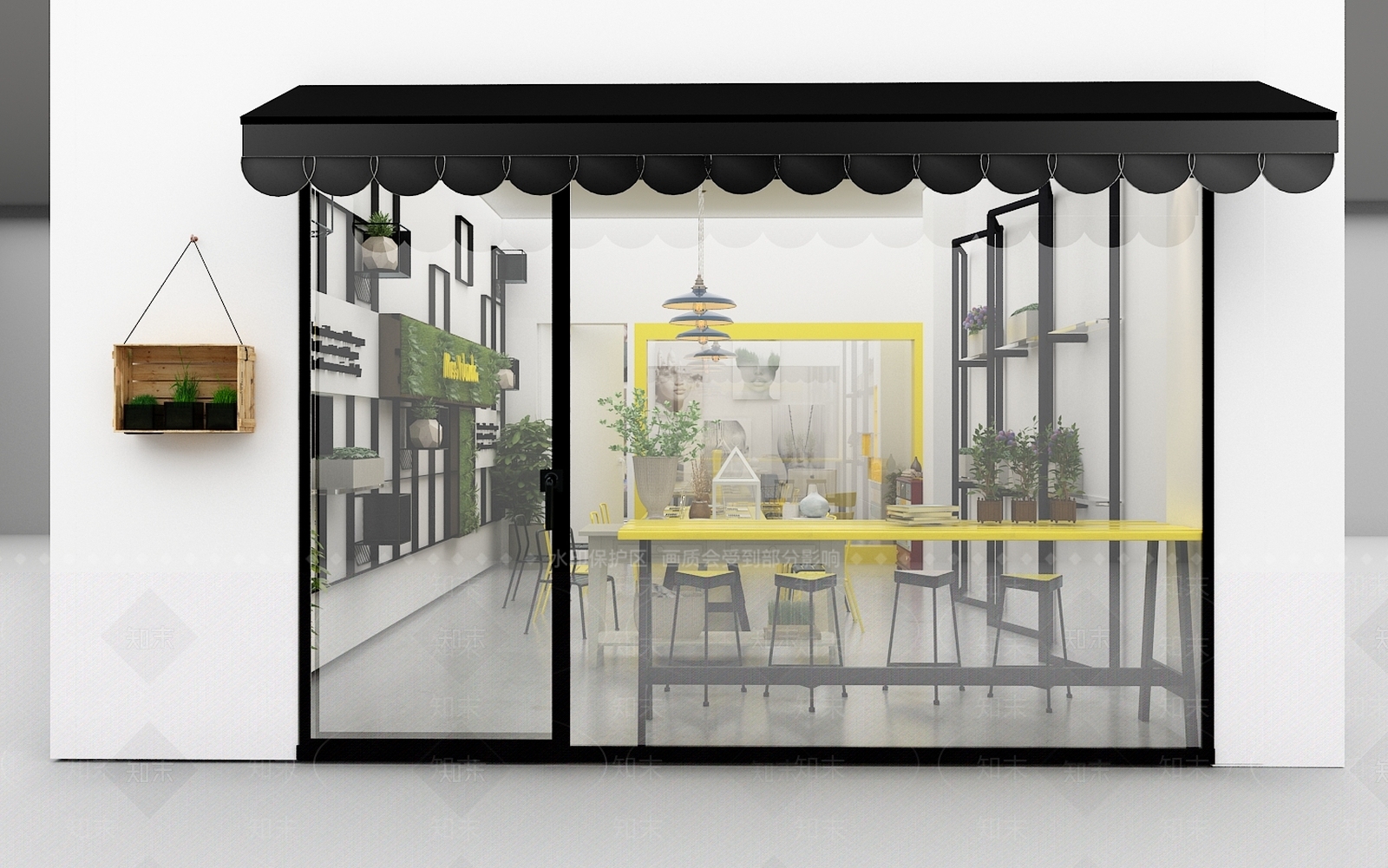 现代花店3D模型下载【ID:186771776】