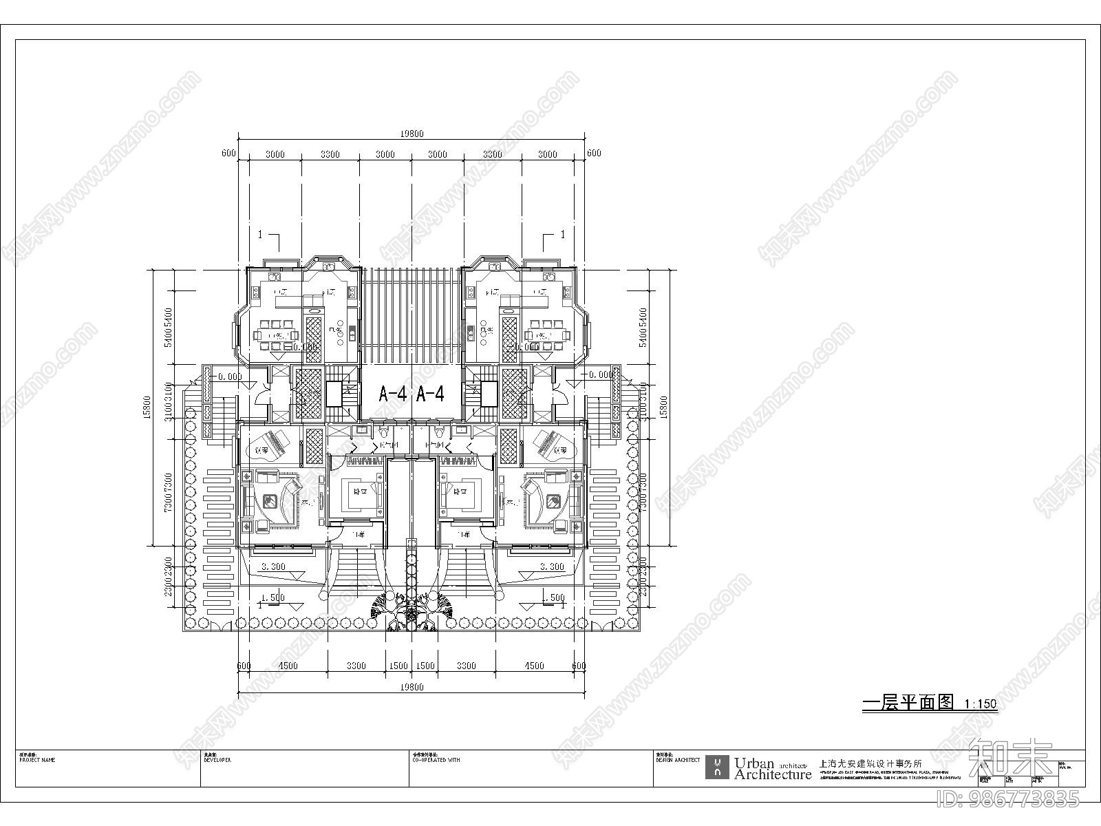 欧式古典住宅cad施工图下载【ID:986773835】