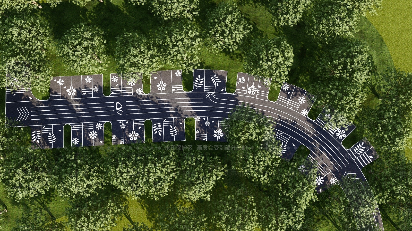 现代道路SU模型下载【ID:186780134】