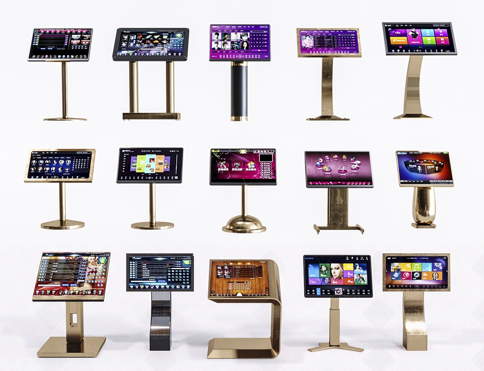 现代KTV点歌台3D模型下载【ID:586818244】