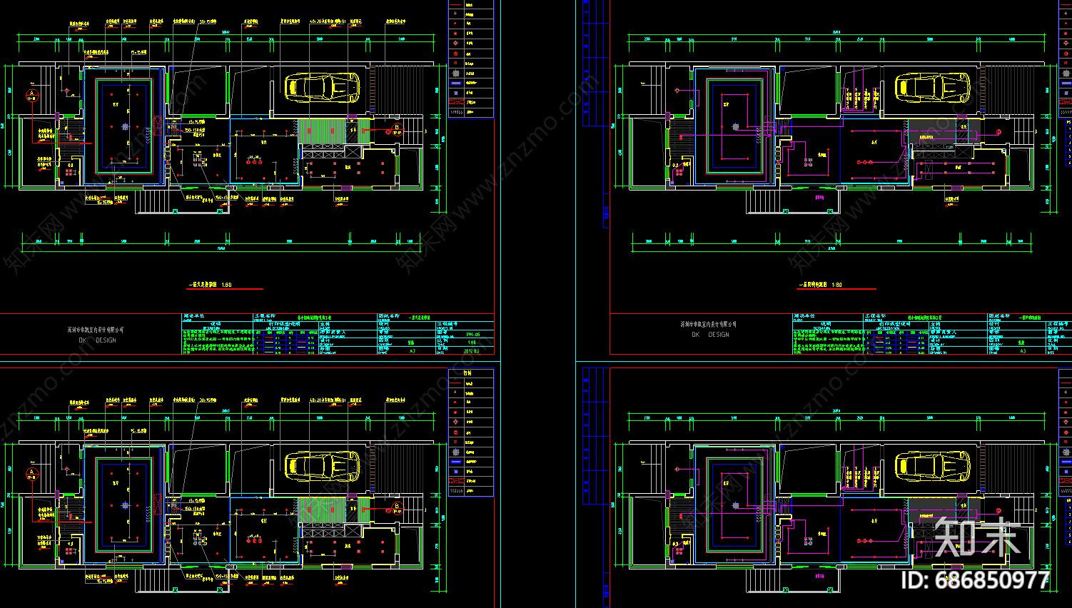 天花顶施工图下载【ID:686850977】