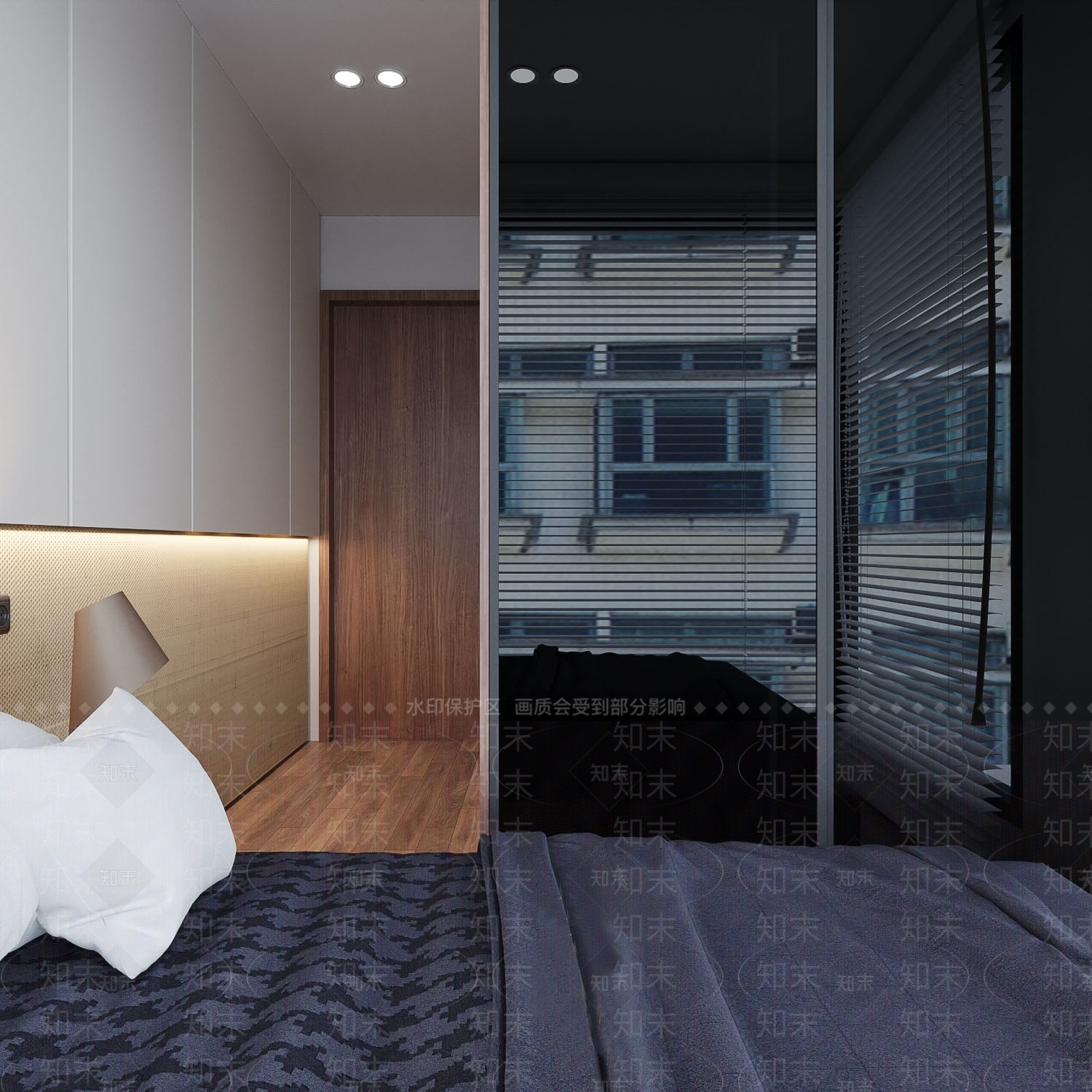 北欧现代单身公寓3D模型下载【ID:986930745】