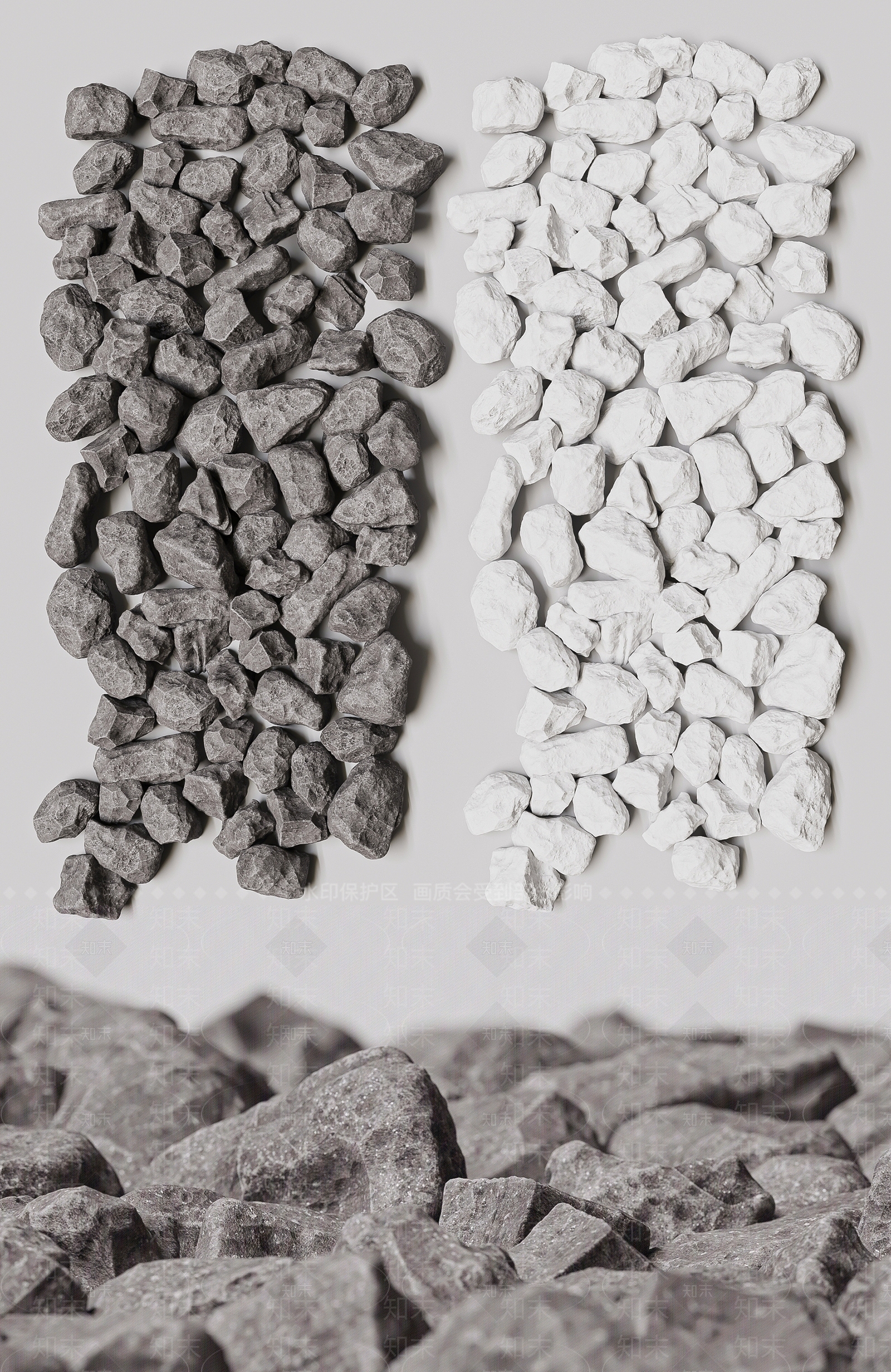 现代石头3D模型下载【ID:586993782】
