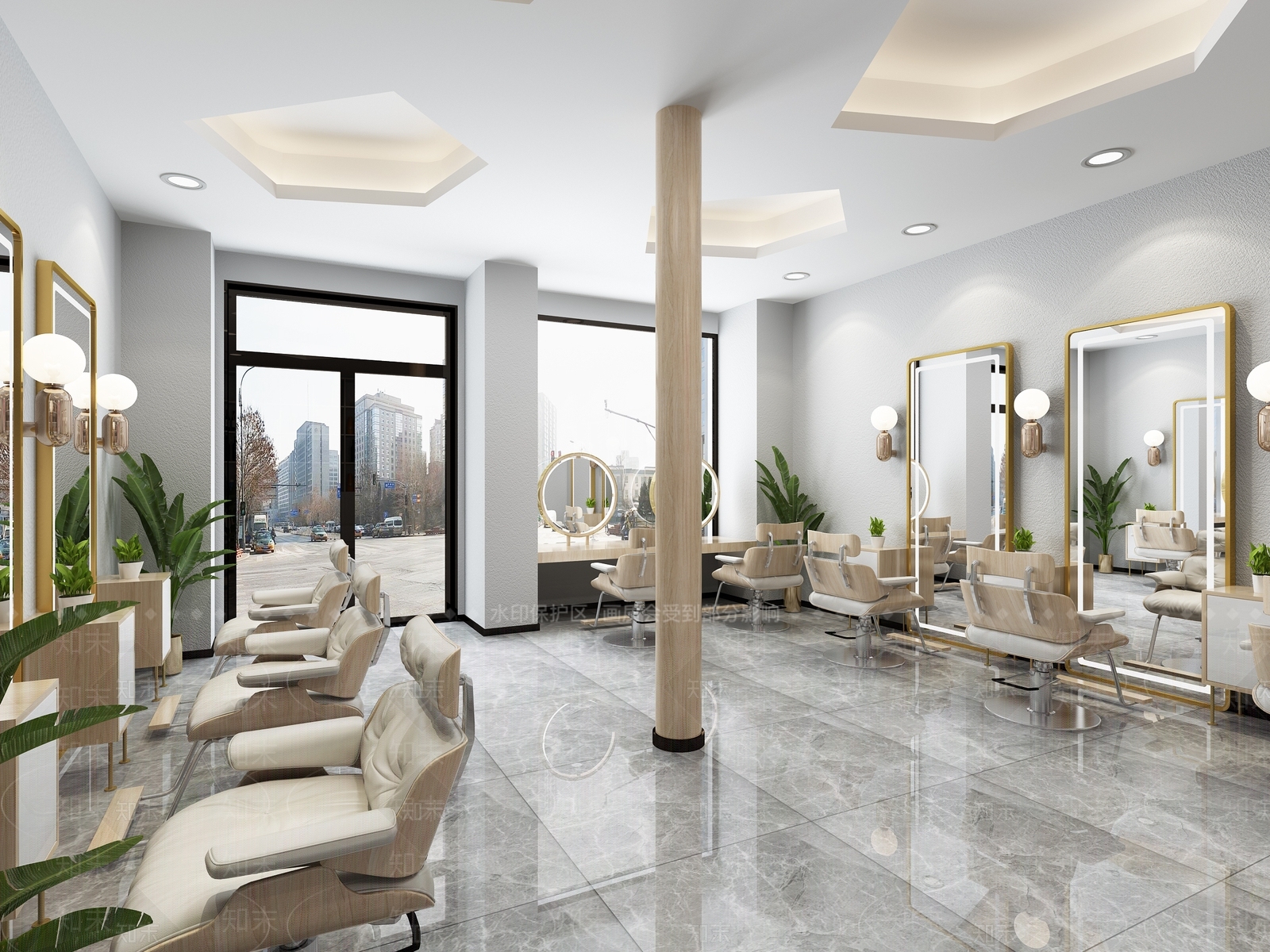 现代理发店3D模型下载【ID:987014542】